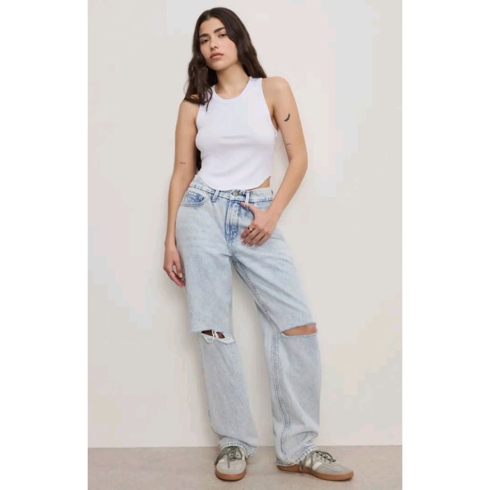 NWT! Good American Good Petite 90s Jeans
